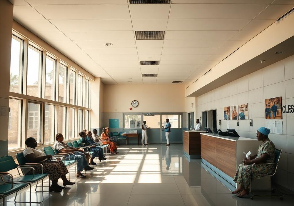 Hall d'accueil de l'Institut d'Hygiène Sociale